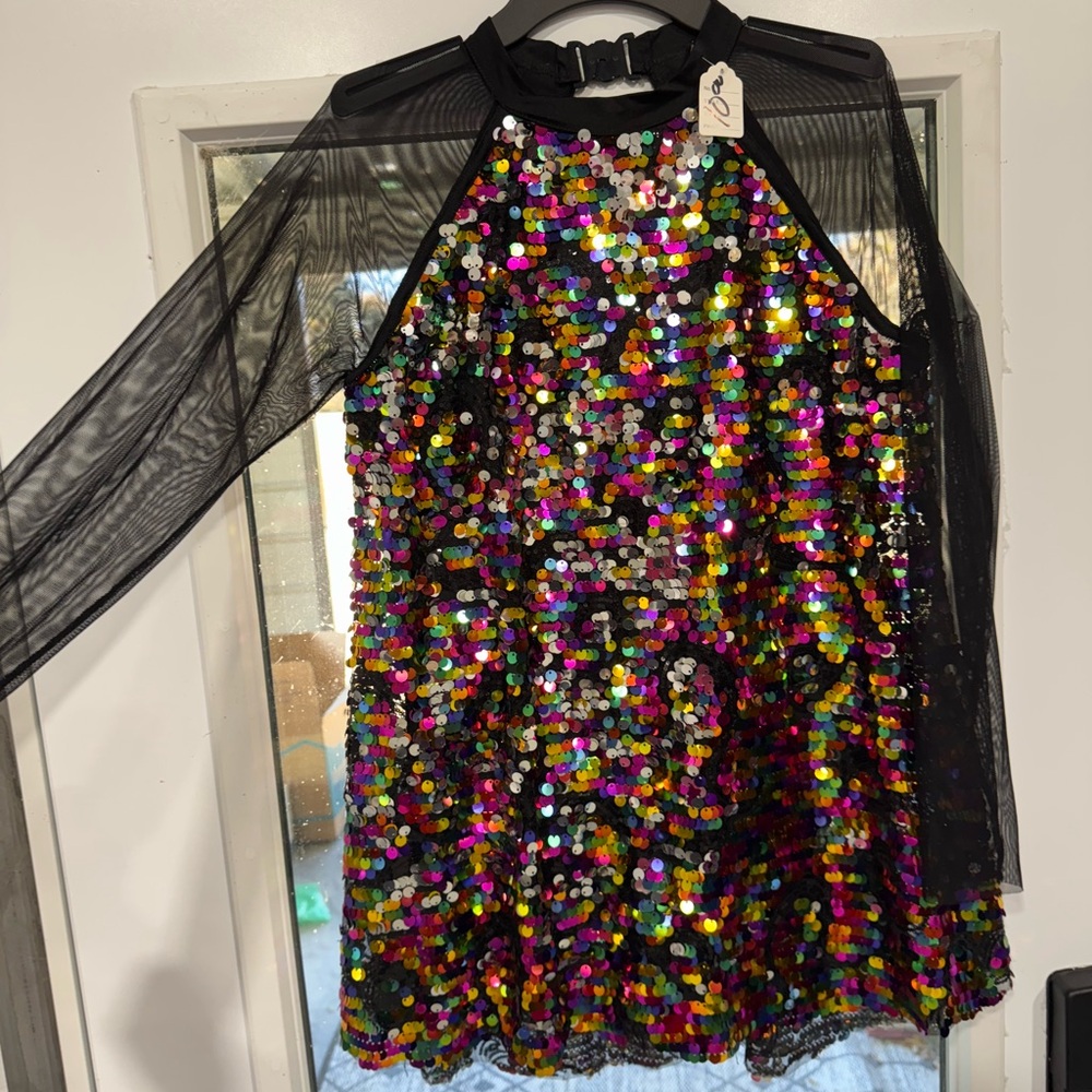 Sequin Sparkle Kids Dance Costume